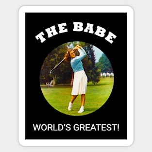 🏌️‍♀️ The Babe, World’s Greatest Female Athlete of 20th Century Sticker